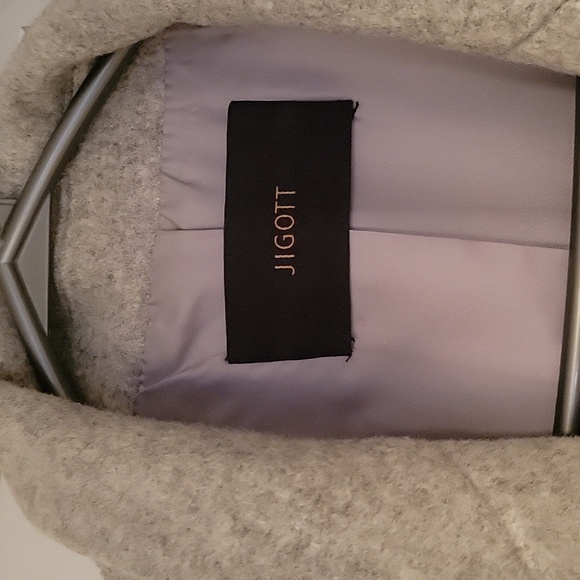 Classic fit grey wool coat (wool 90%) thick and warm coat - Picture 5 of 7